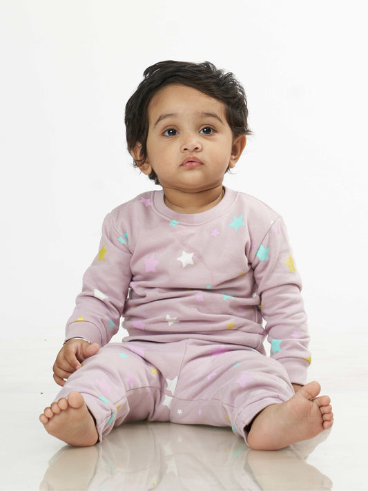 Twinkle Star Babies Pyjama Set Peach