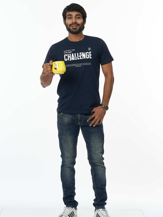 Challenger Men's casual T-Shirt Navy