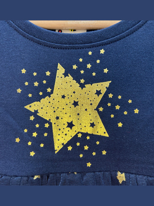 Shining Star Christmas Girls Premium Cotton Frocks