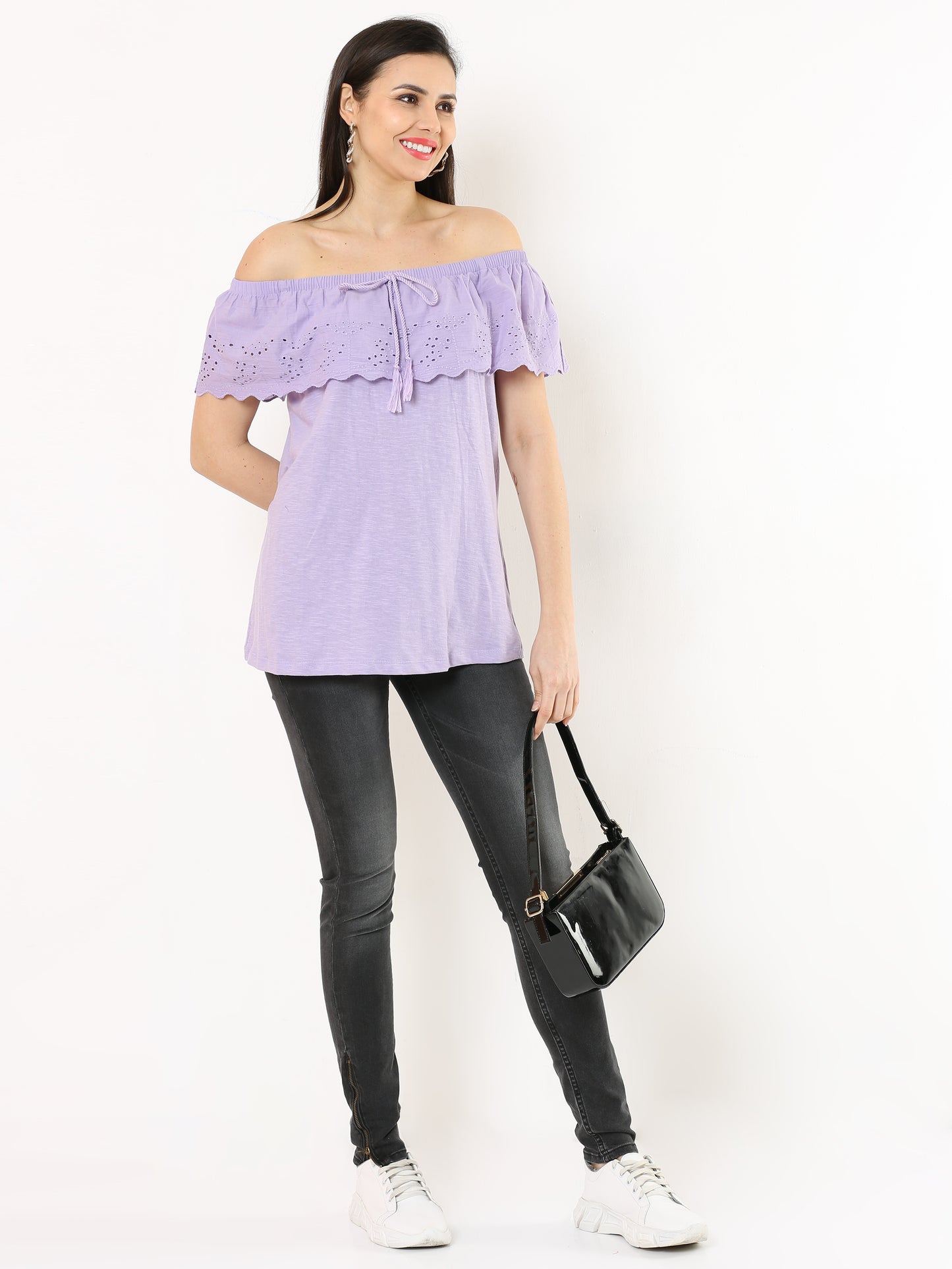 LAVANDER LASE TOP