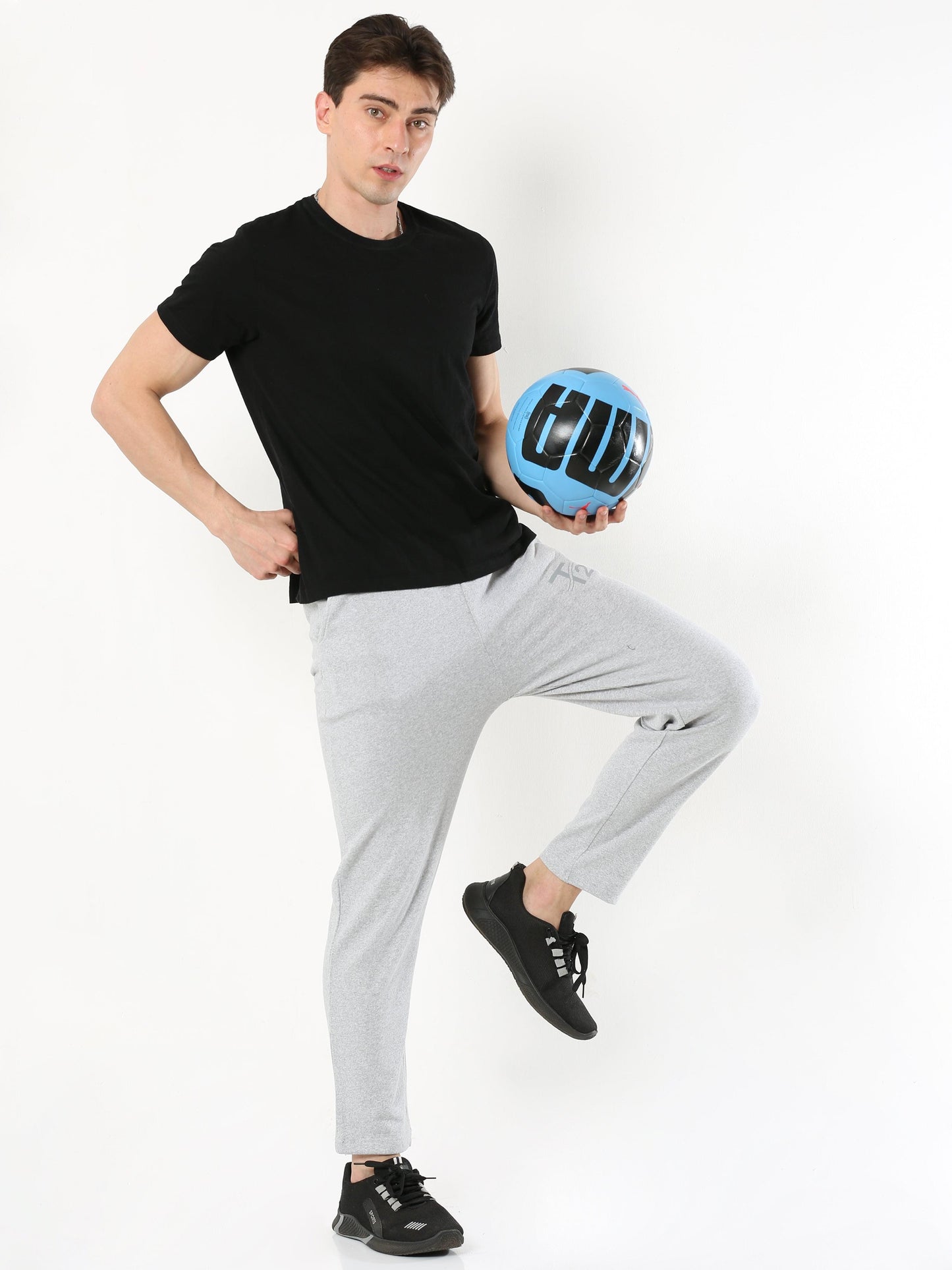 All Day Comfy Men's Cotton Joggers - Melange