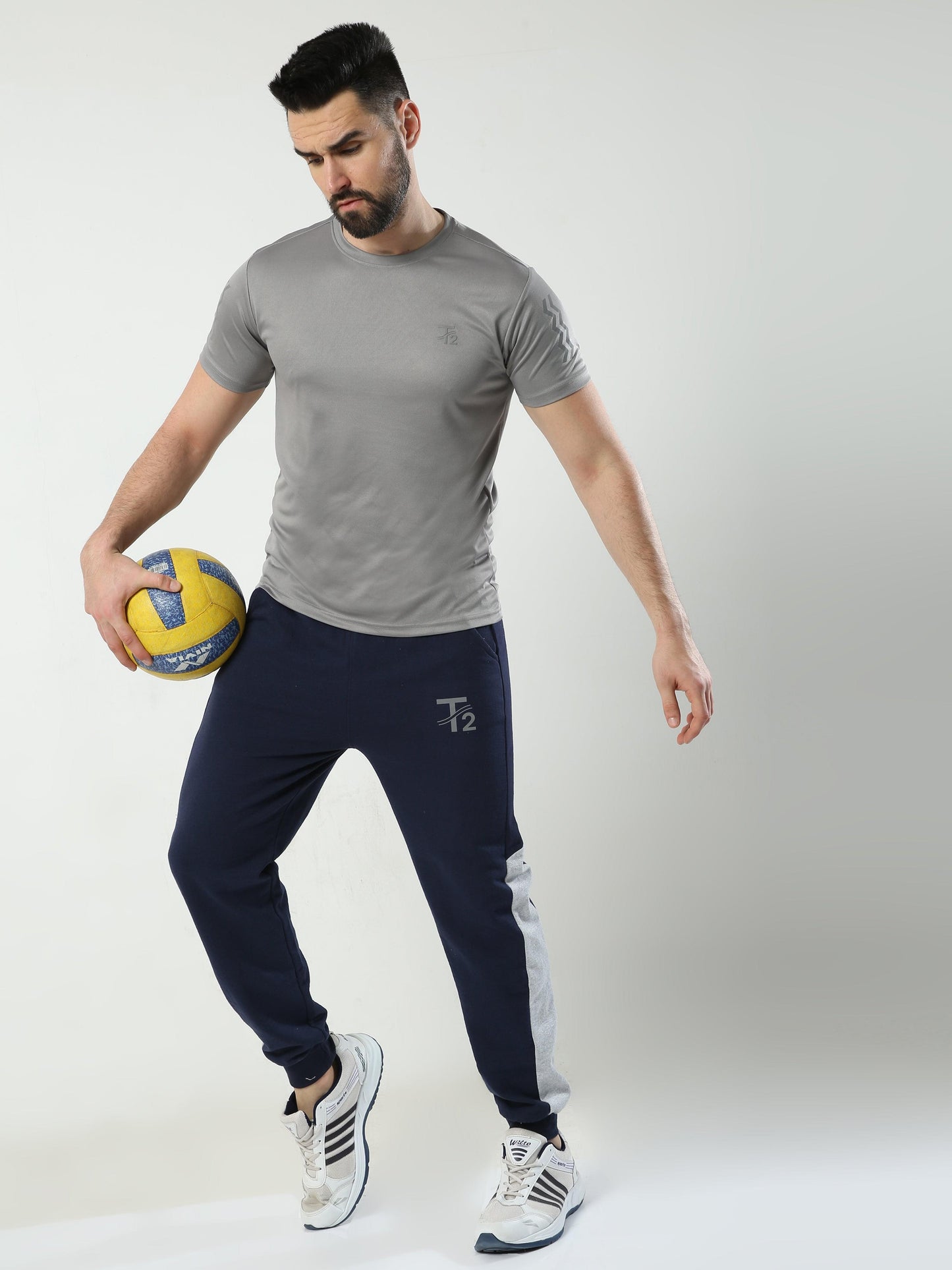 Athleisure Men's Premium T-Shirt - Charcoal