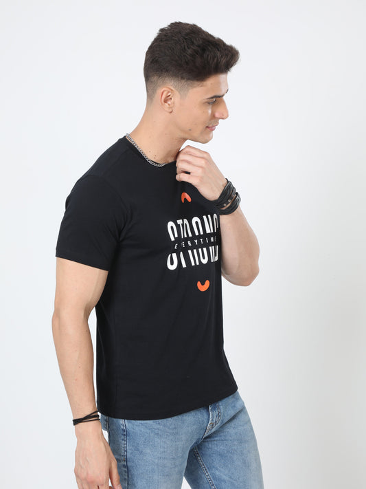 Strong Every time Men's casual T-Shirt - Black