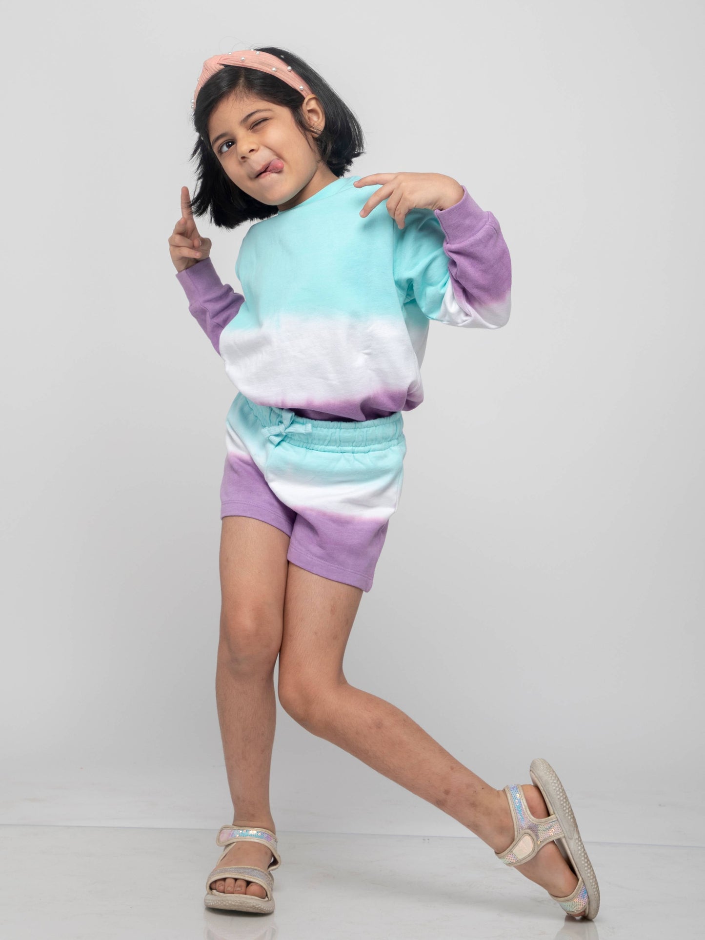 Deep Ocean Girls Pure Cotton Co-Ords set