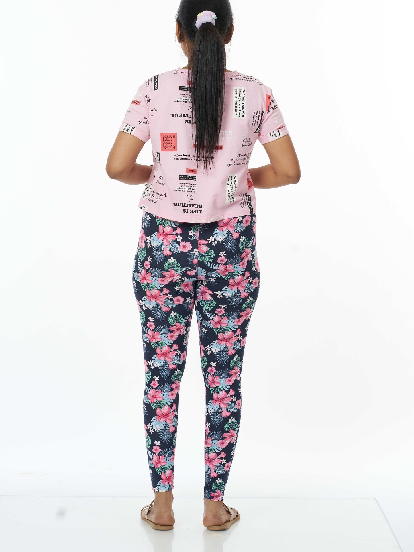 Hibiscus Women's Printed Leggings