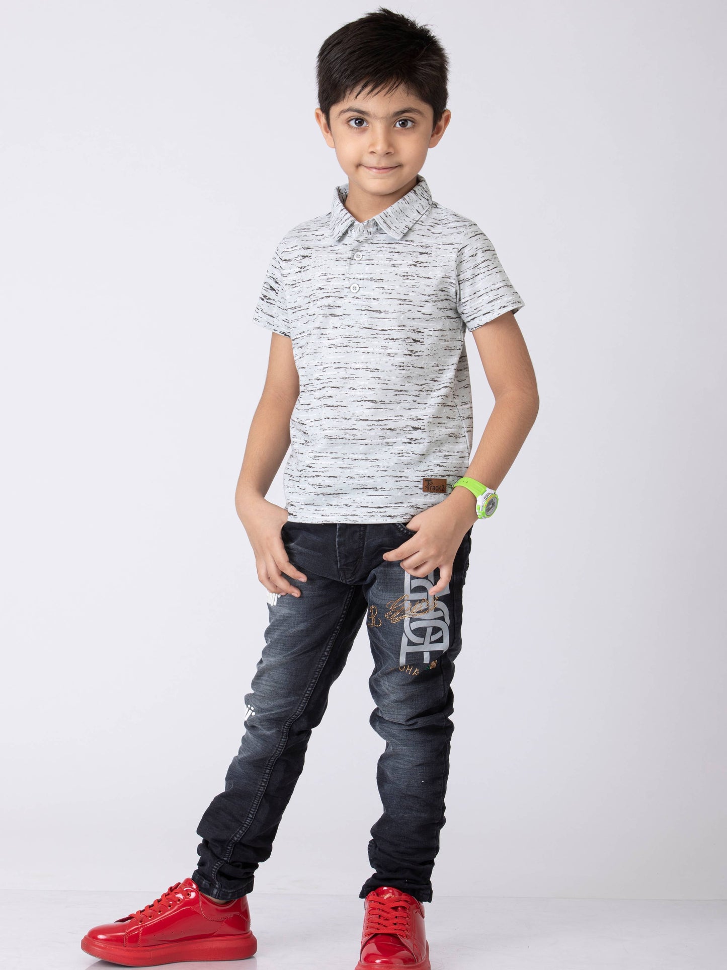 Casual Boys Printed cotton boys T-Shirt