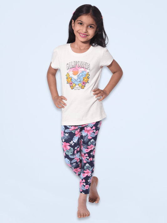 Cozy California 100% Cotton Girls Pajama Set