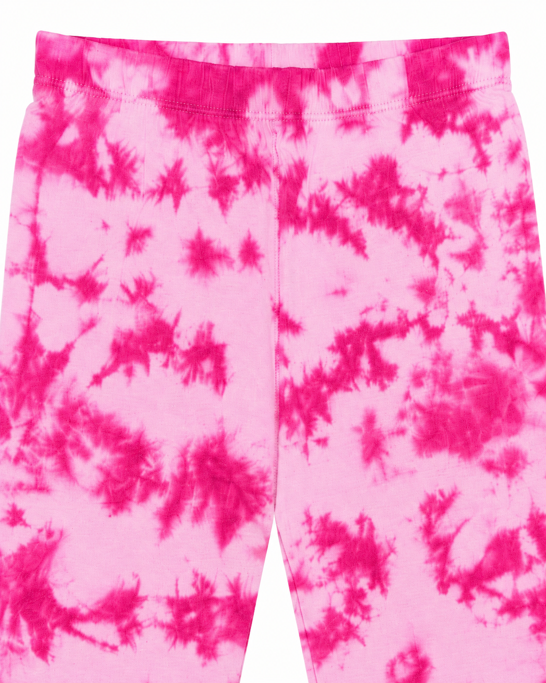 Pink Blossom Girls Tie & Dye Leggings | Ankle Length