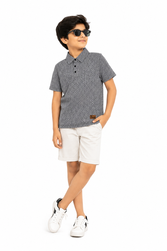 Metro Mesh - Boys Polo T-Shirt