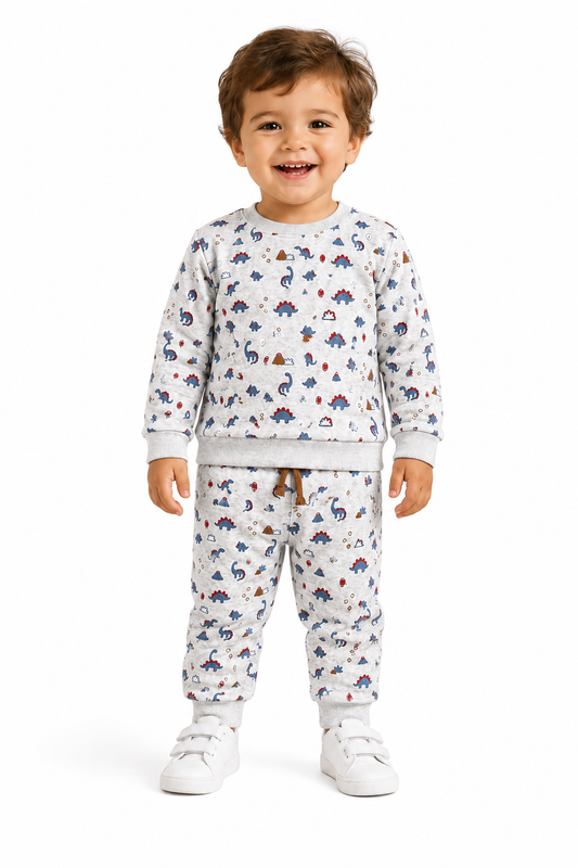 Little Dino Explorer - Babies Pajama Set