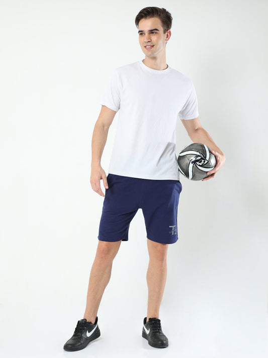 Comfy Cotton - Men's Casual Shorts : Navy
