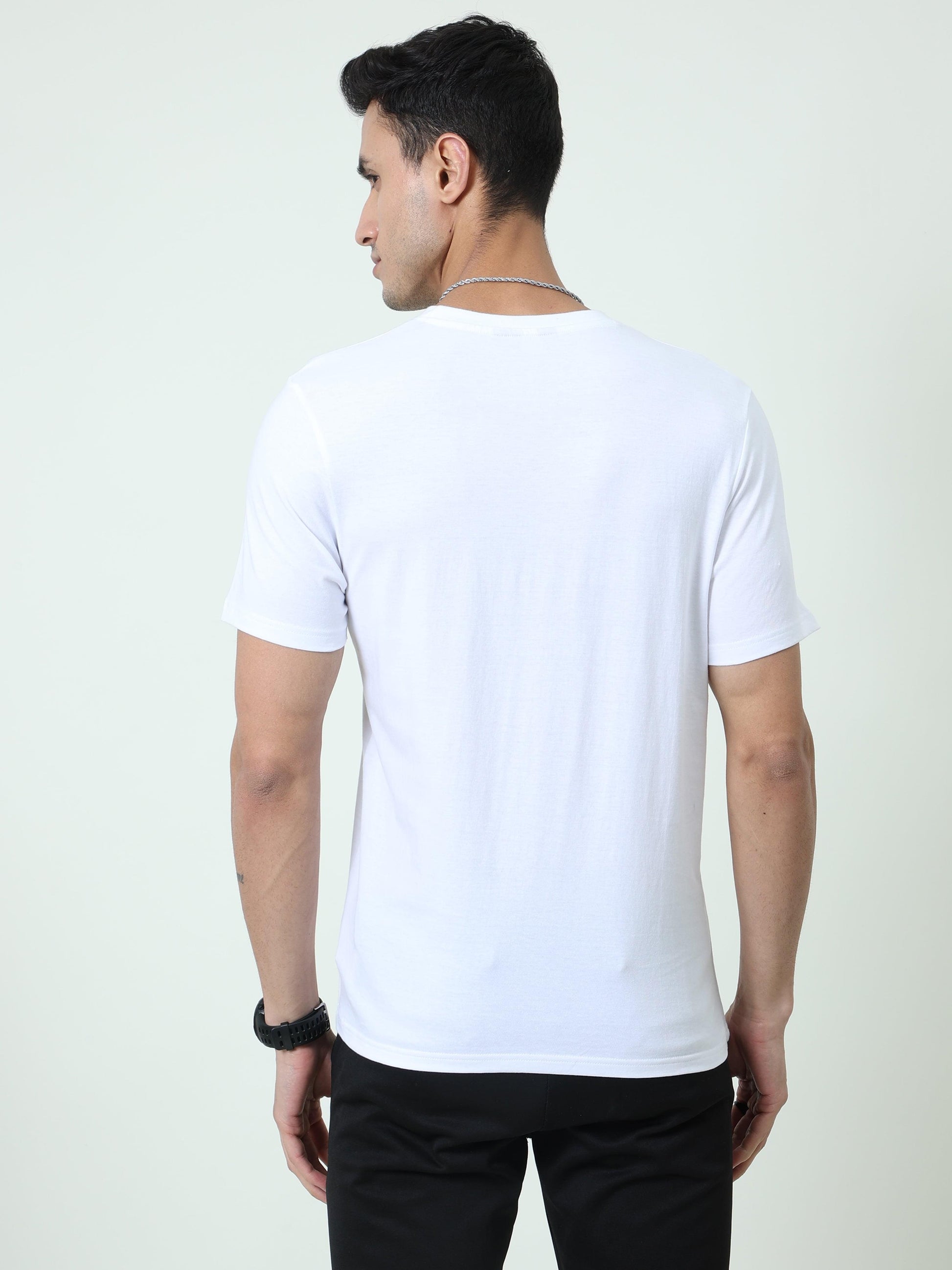 Men's casual T-Shirt - Ghost Rider ( White )