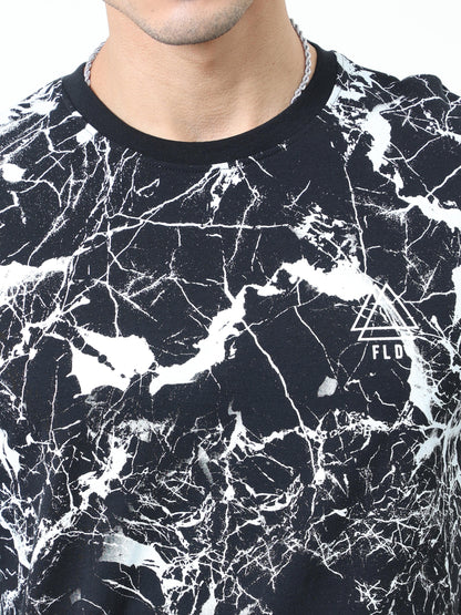 Men's casual T-Shirt - Neo Strike Black