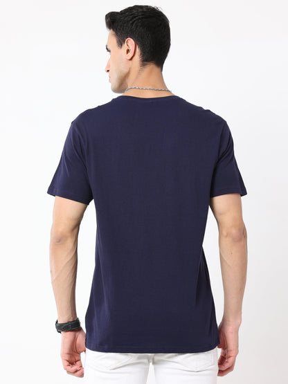 Men's casual T-Shirt - Detective Navy