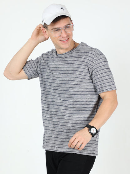 Men's casual T-Shirt - Yarn Dyed