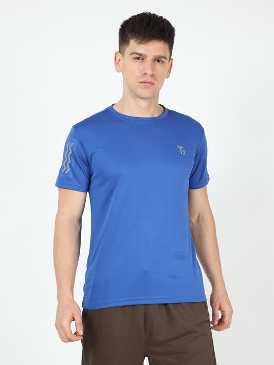 Athleisure Men's Premium T-Shirt – Blue