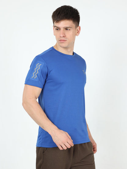Athleisure Men's Premium T-Shirt – Blue