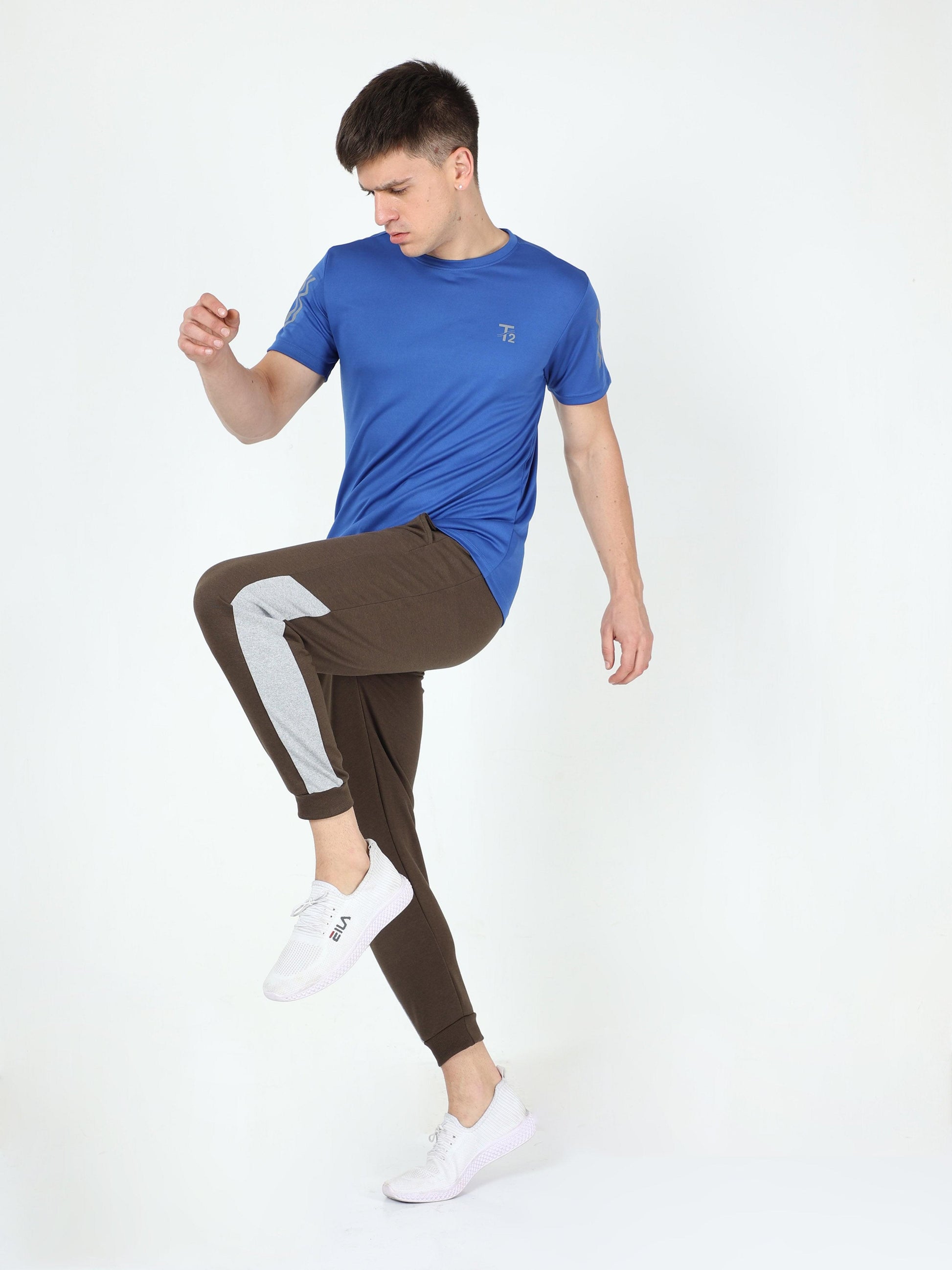 Athleisure Men's Premium T-Shirt – Blue