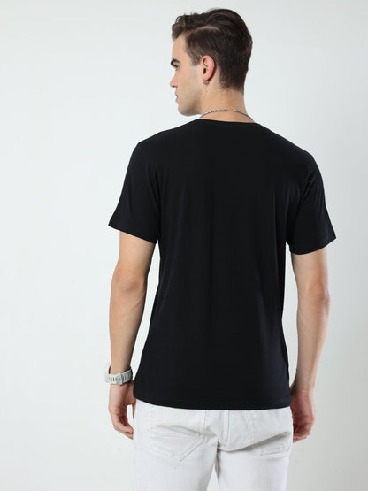 Men's casual T-Shirt - Detective Black