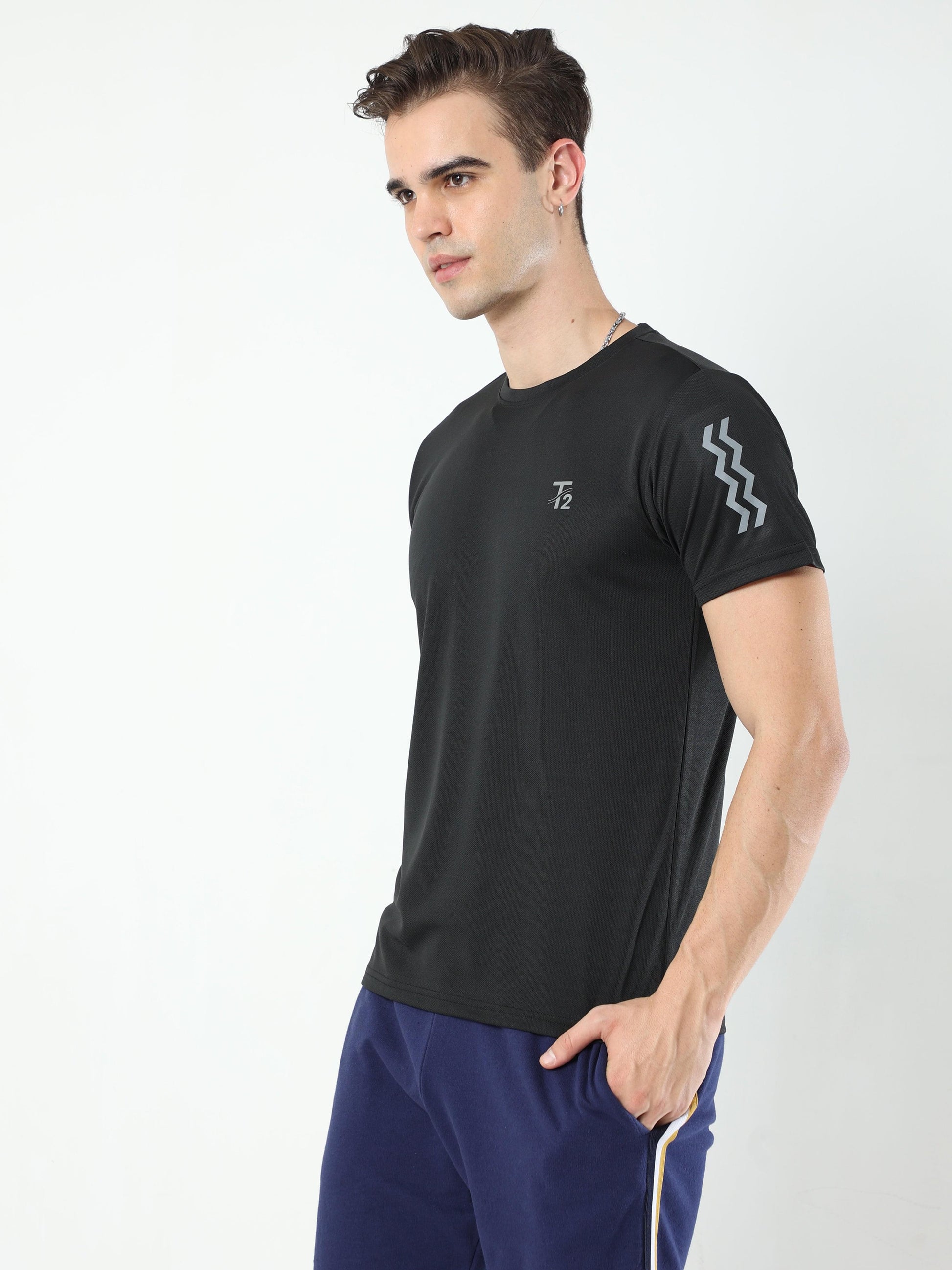 Athleisure Men's Premium T-Shirt - Black