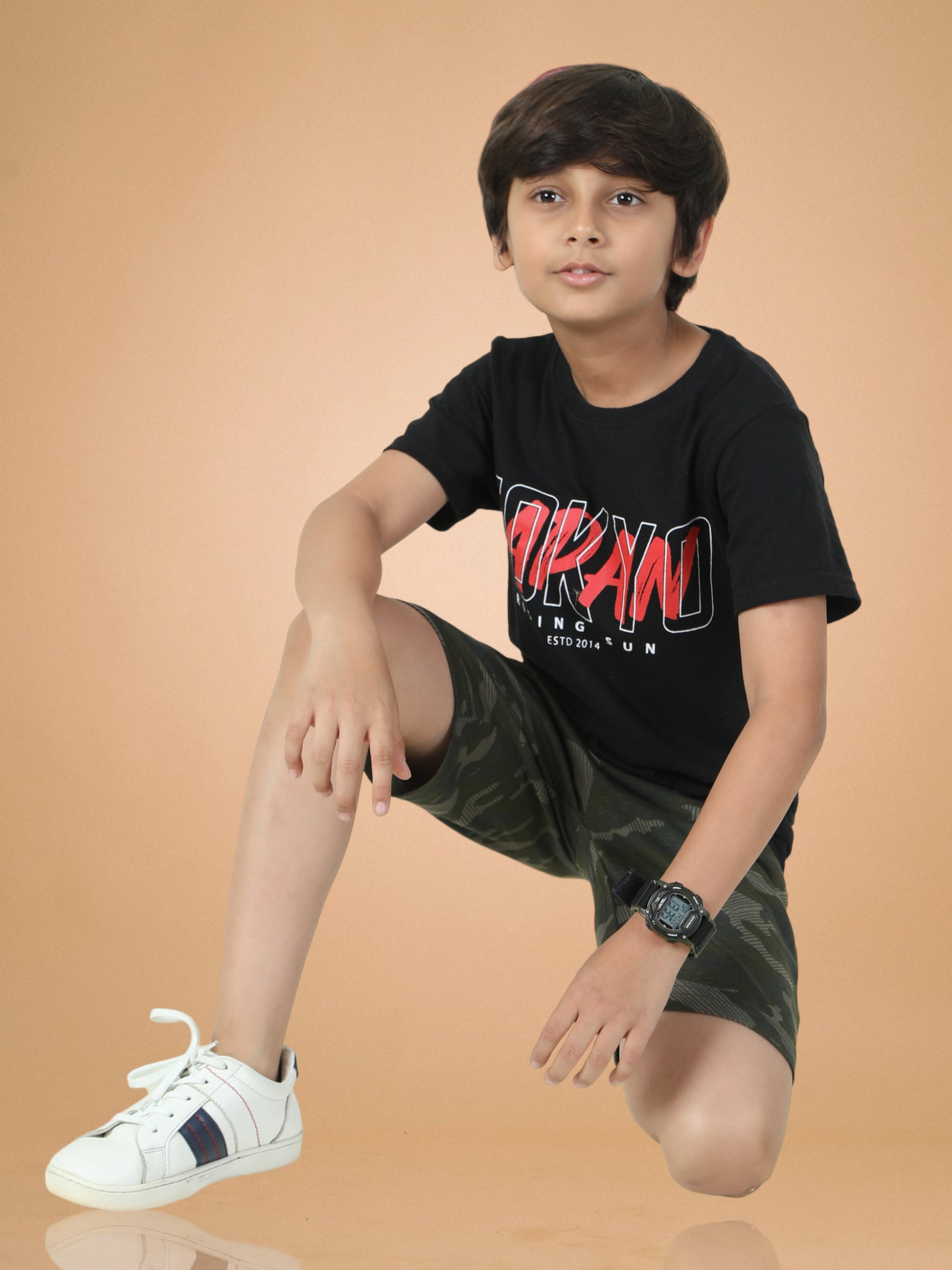 Go Camo Militant Boys Shorts