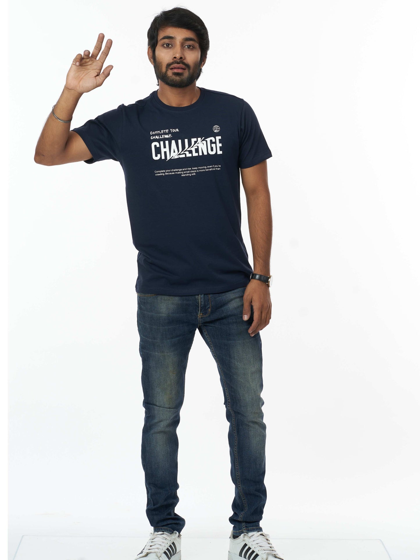 Challenger Men's casual T-Shirt Navy