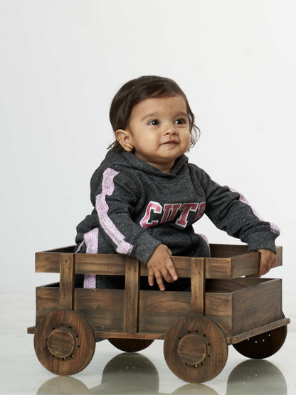 Cute Cuddle Babies Winter Sweatshirt Pajama Set