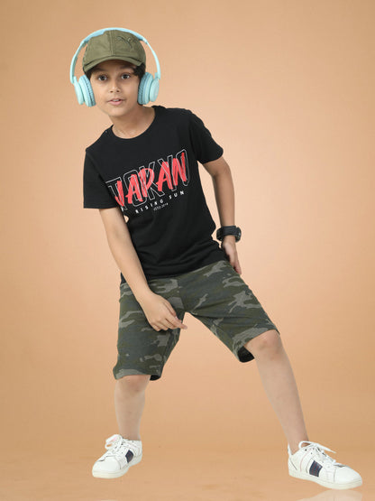 Go Camo Militant Boys Shorts