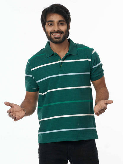 Greenfields Classic & Comfortable 100% Cotton Men's Collar T-Shirt