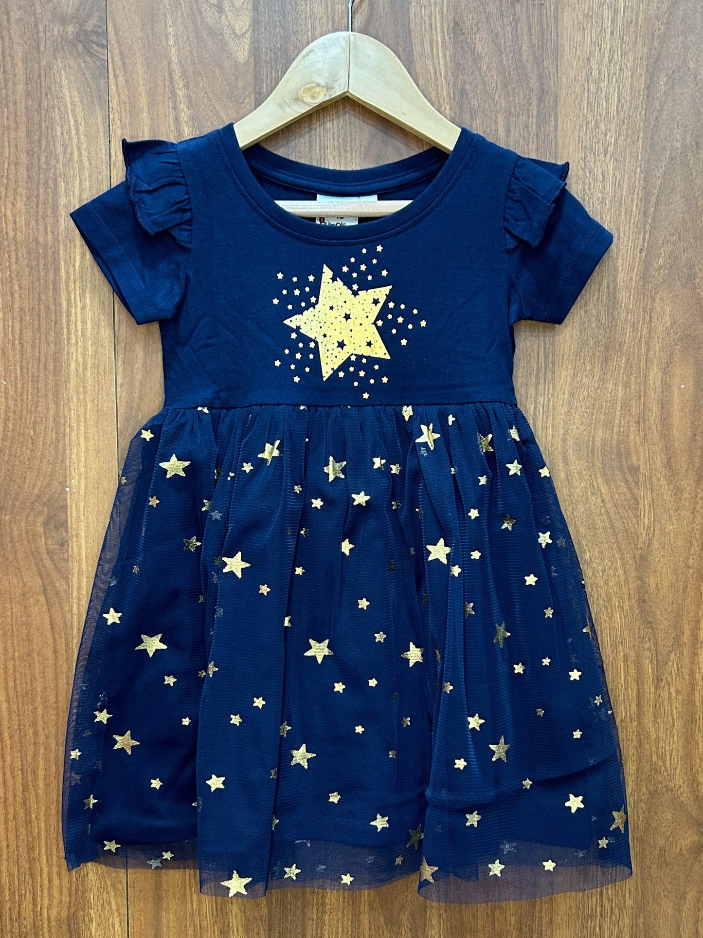 Shining Star Christmas Girls Premium Cotton Frocks