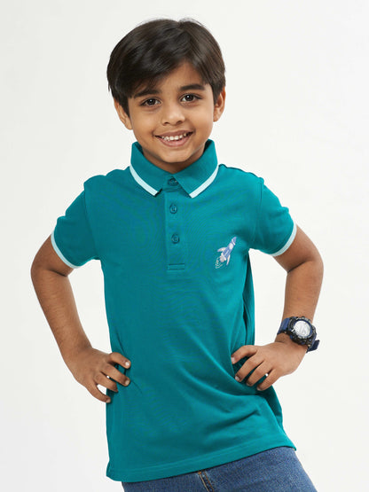 Classic Boys Cotton T-Shirt  - Green