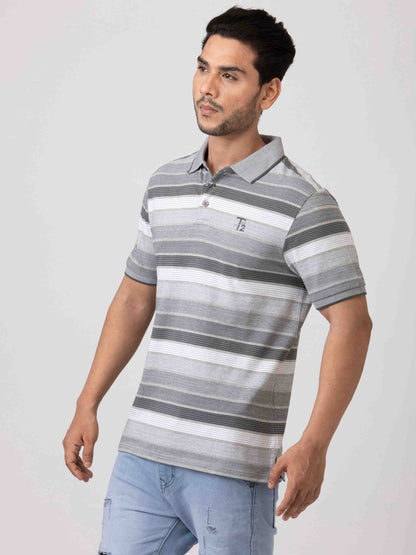 Everyday Essentials Classic & Comfortable 100% Cotton Mens Collar T-Shirt