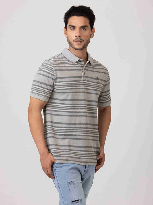 Workplace Essentials Classic & Comfortable 100% Cotton Mens Collar T-Shirt