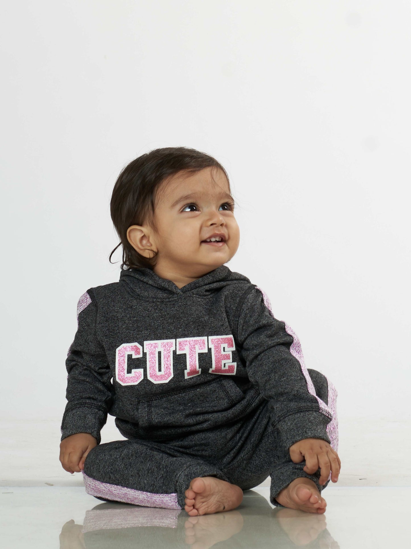 Cute Cuddle Babies Winter Sweatshirt Pajama Set
