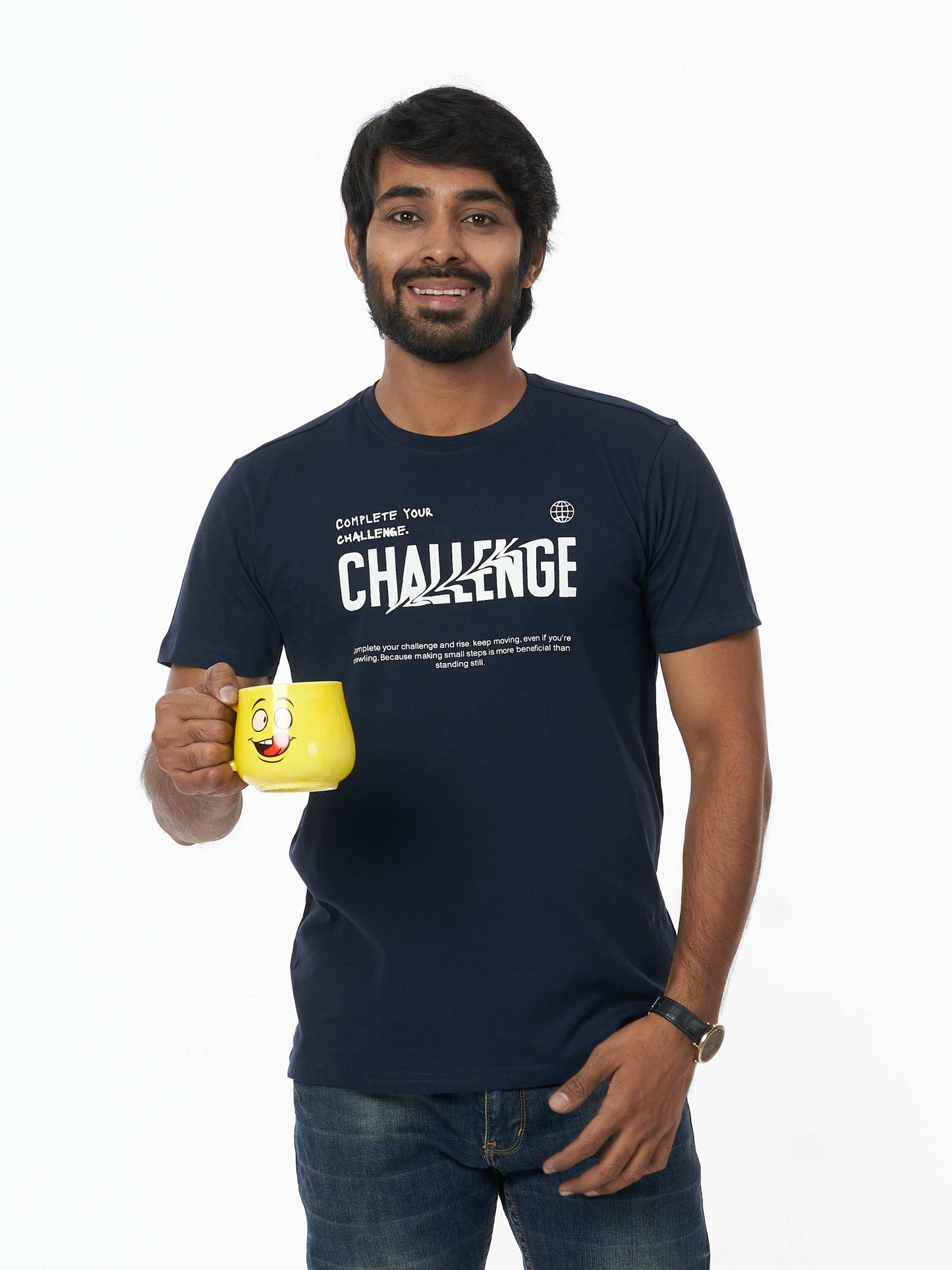 Challenger Men's casual T-Shirt Navy