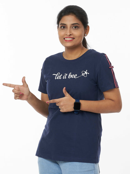 Let it Bee Soft & Premium Women's Printed Cotton T-Shirt
