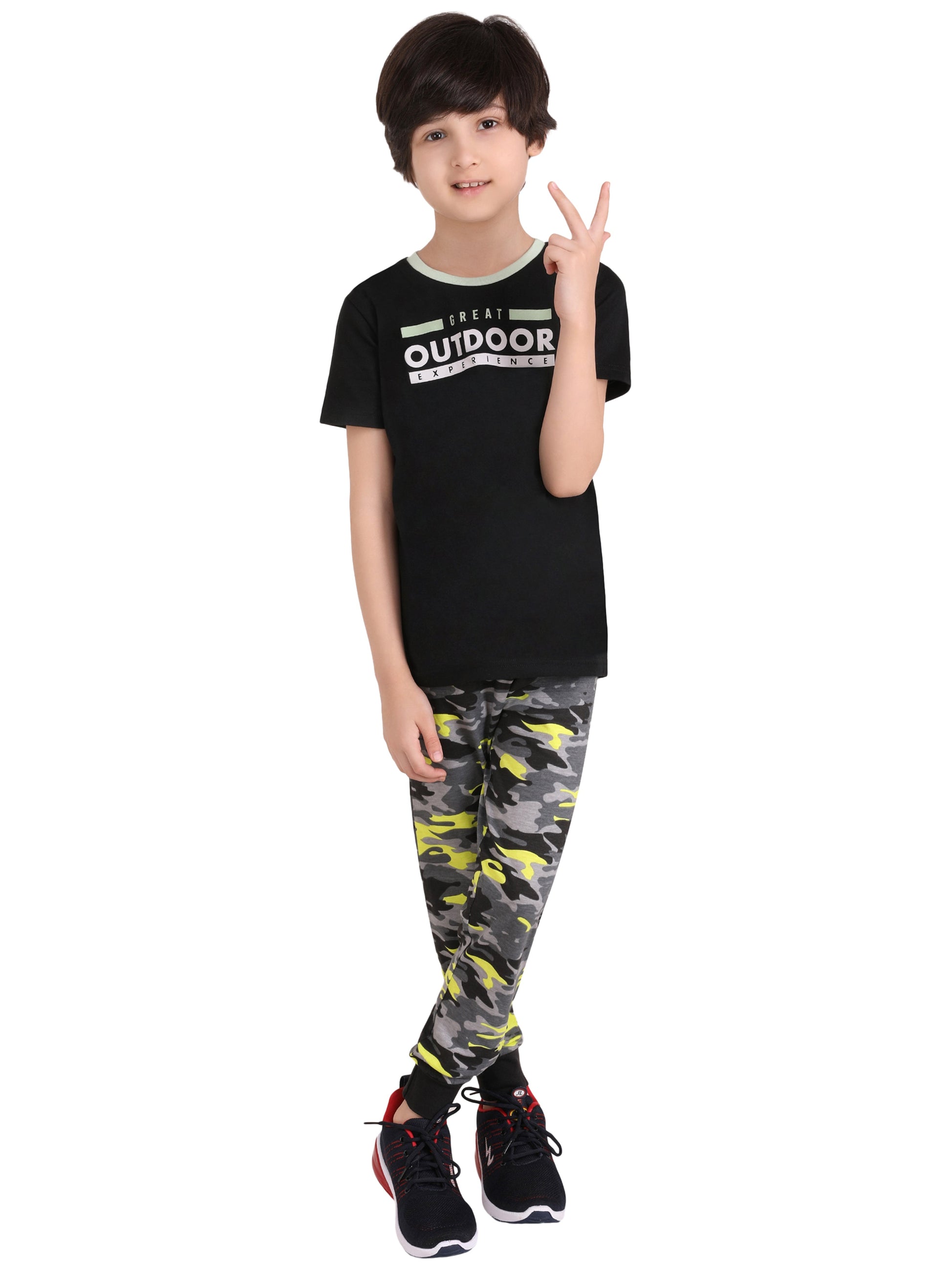 Militant Yellow Camo Boys Jogger