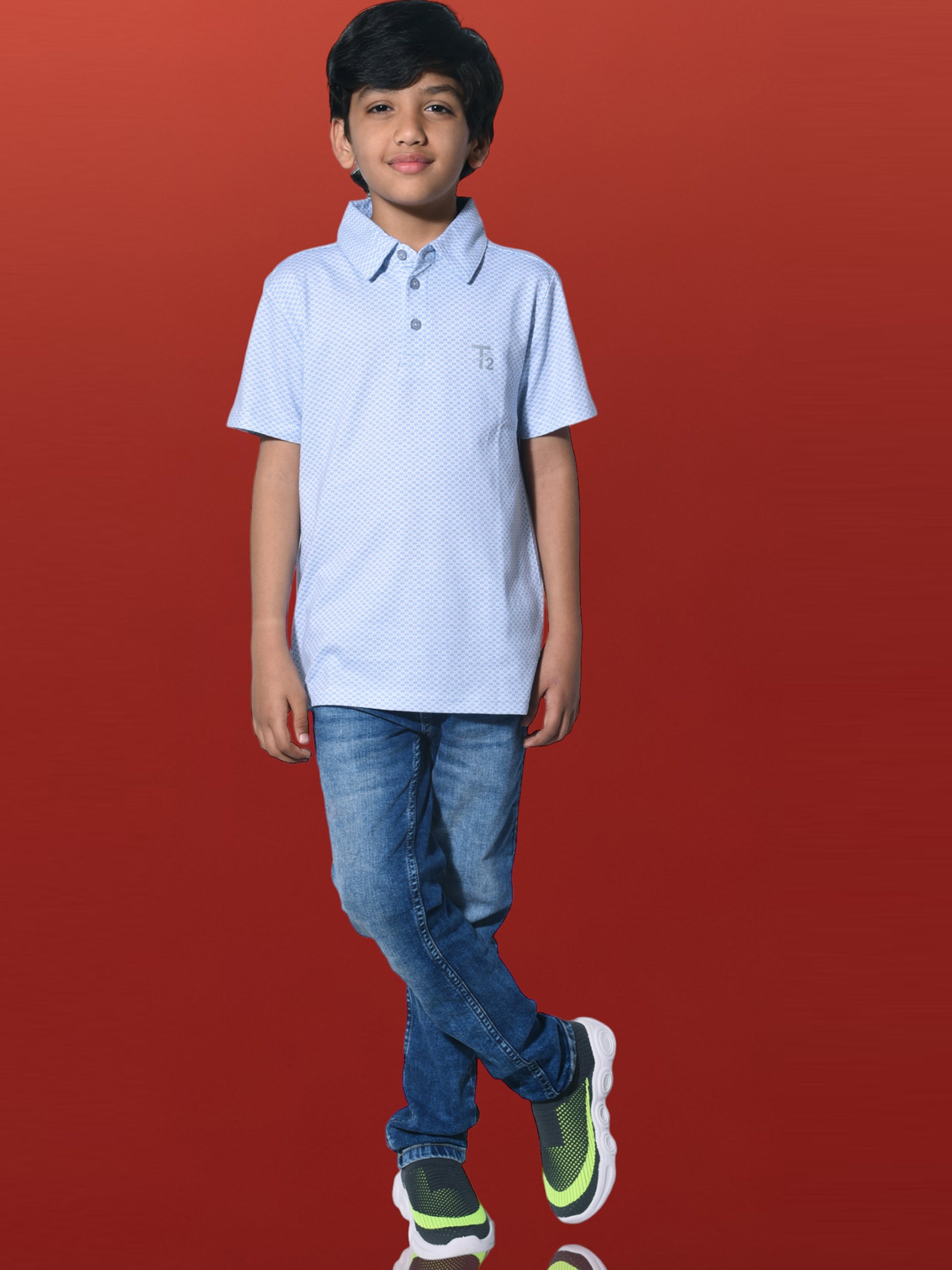 Boys Execute Collar T-Shirt