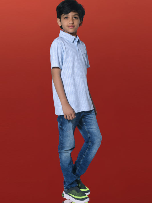 Boys Execute Collar T-Shirt