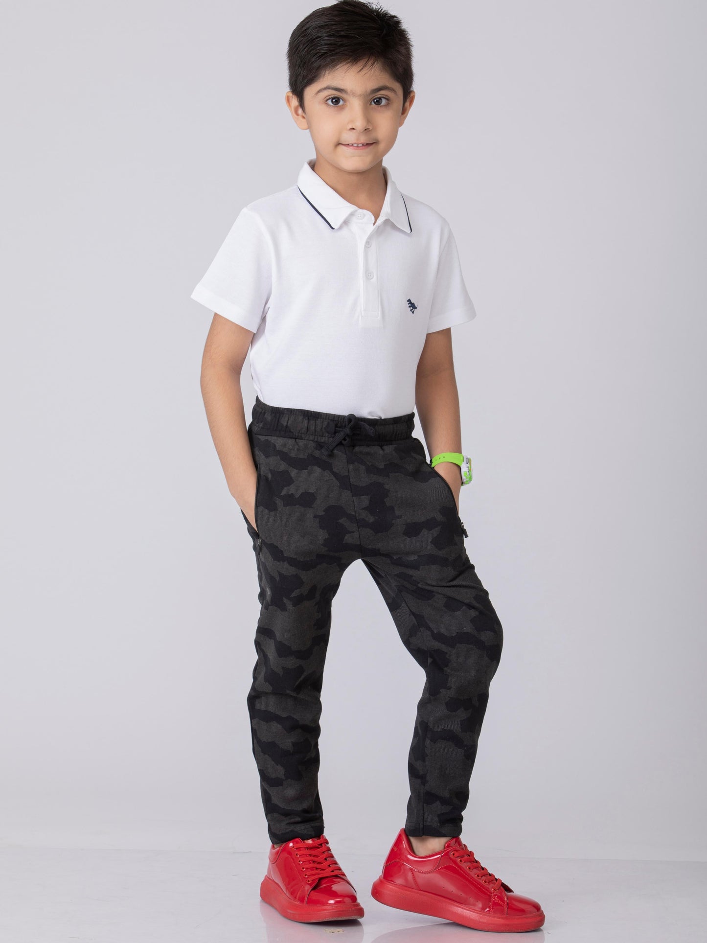 Bharat Force Camo Boys cotton Joggers