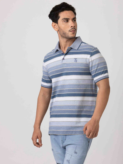 Weekday Essentials Classic & Comfortable 100% Cotton Mens Collar T-Shirt