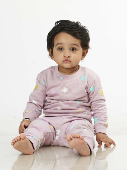 Twinkle Star Babies Pyjama Set Peach