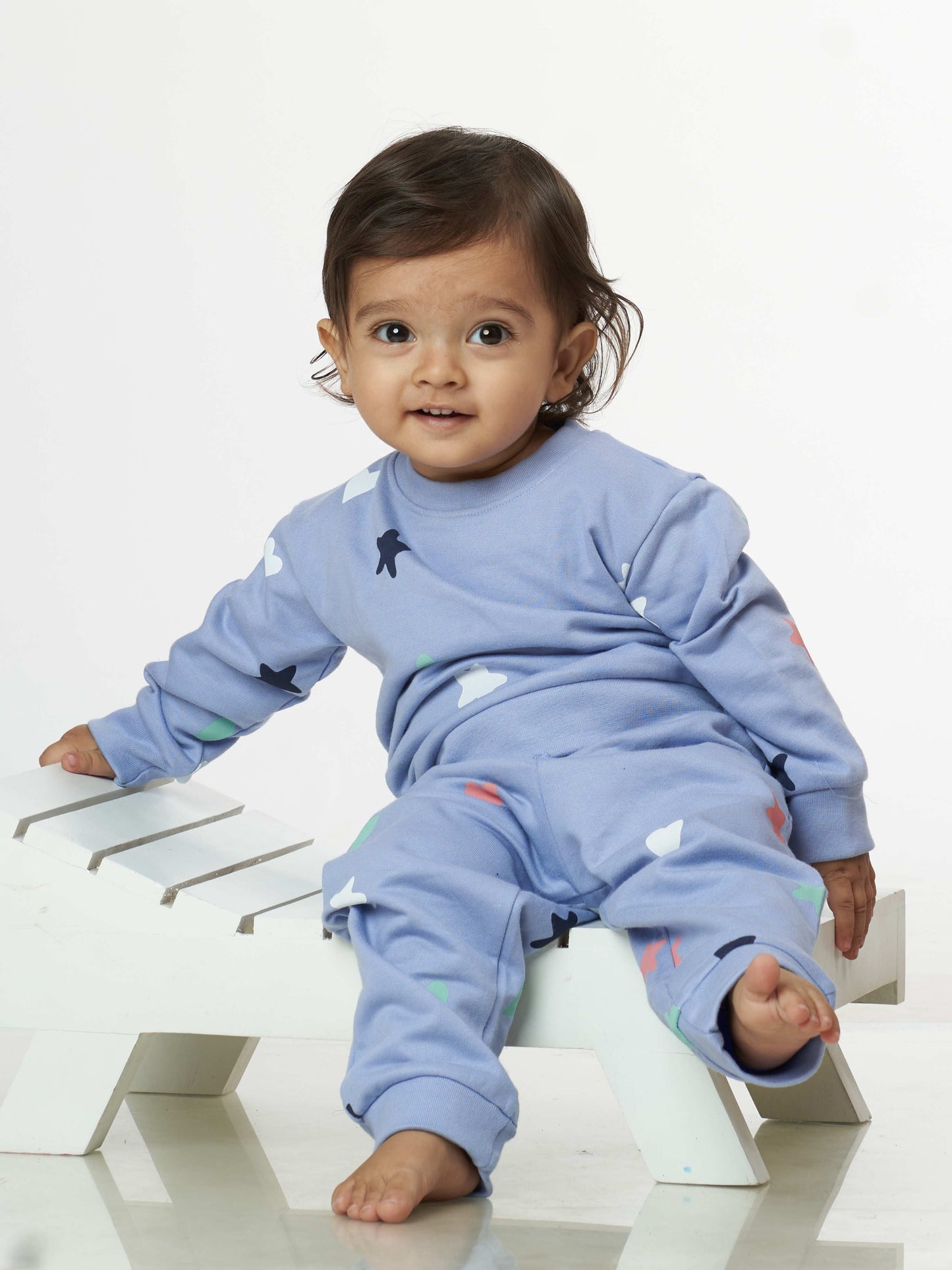 Twinkle Star Babies Pyjama Set Blue