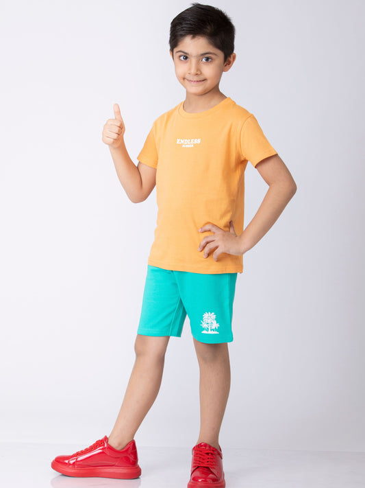 Endless Summer Boys Pure Cotton Co-Ords set