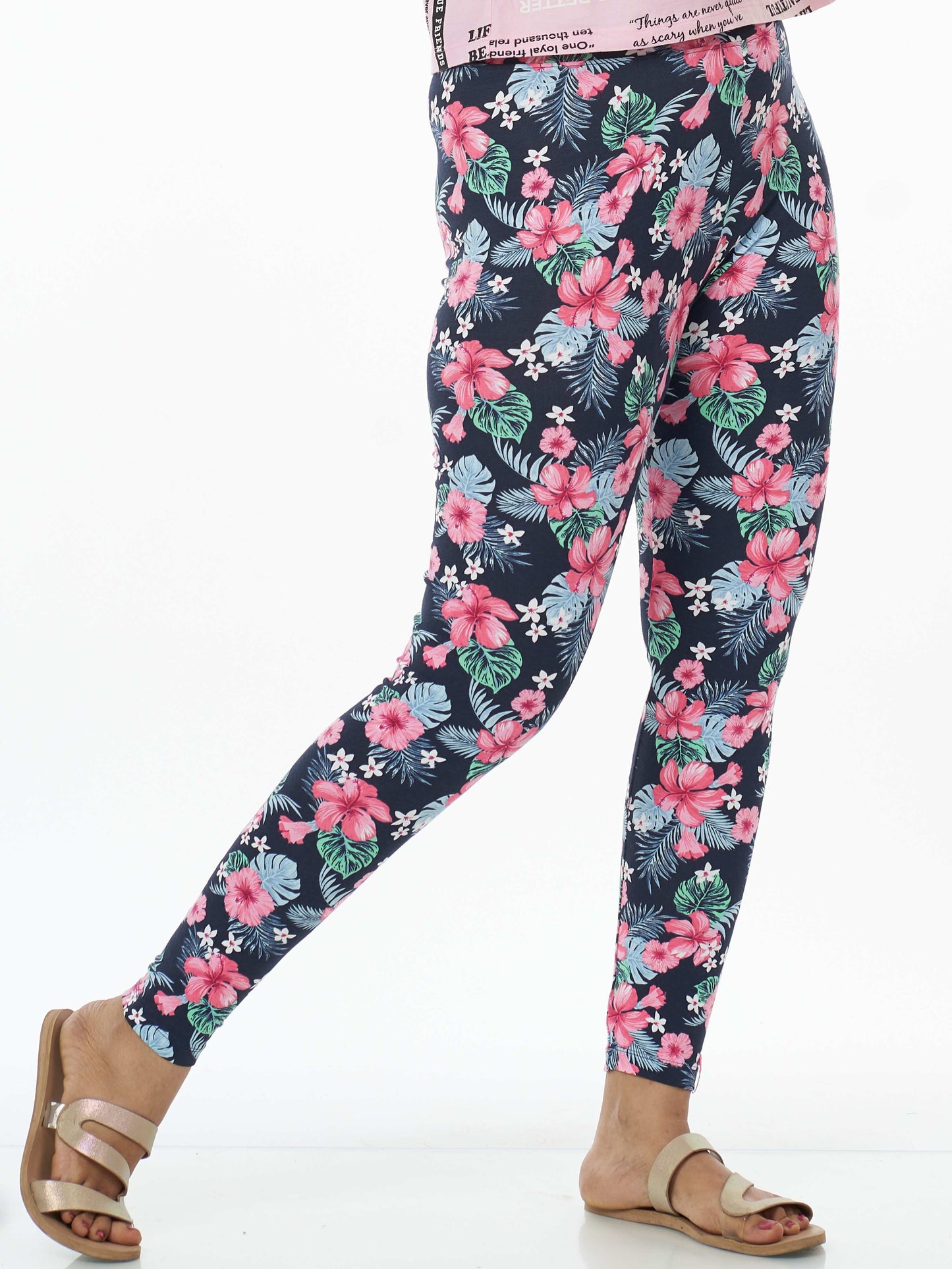 Hibiscus Women's Printed Leggings