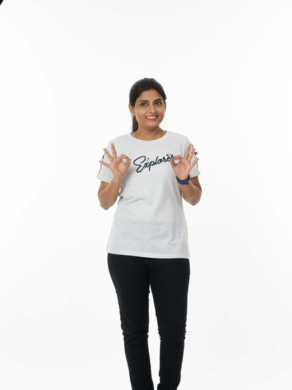 Explorer Soft & Premium Women's Printed Cotton T-Shirt