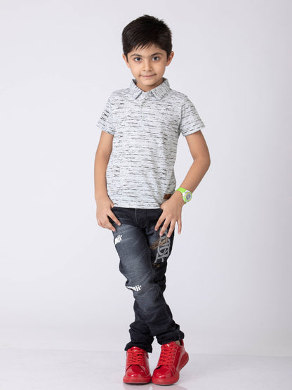 Casual Boys Printed cotton boys T-Shirt