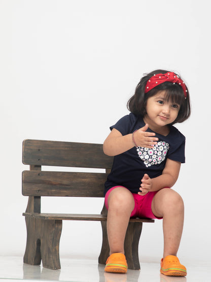 Pink Heart Girls Co-Ords