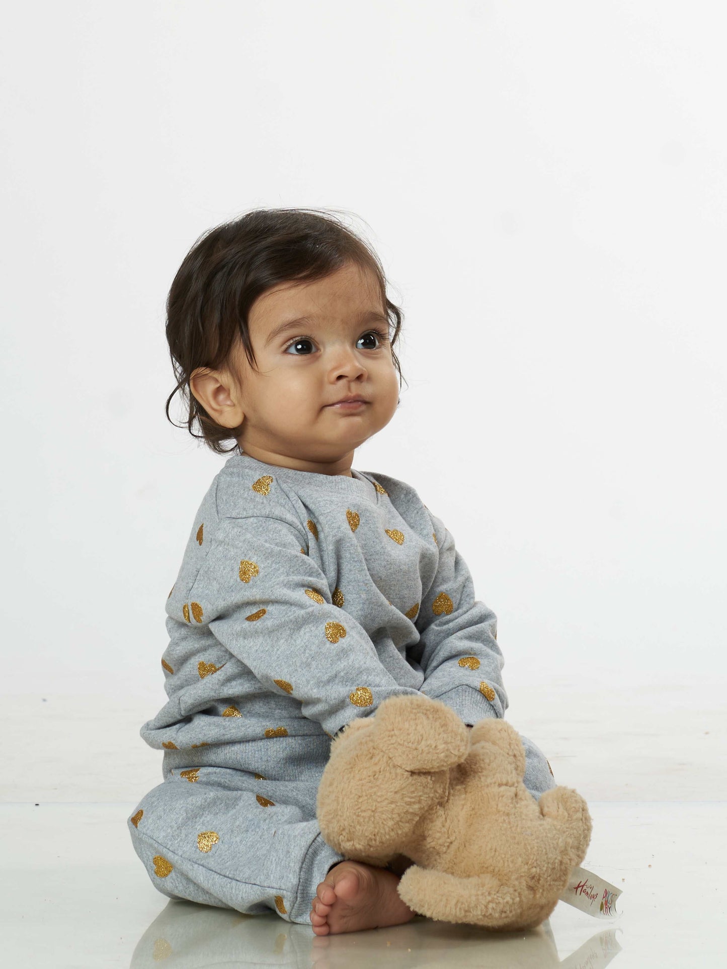 Golden Heart Baby Winter Sweatshirt Babies Pyjama Set