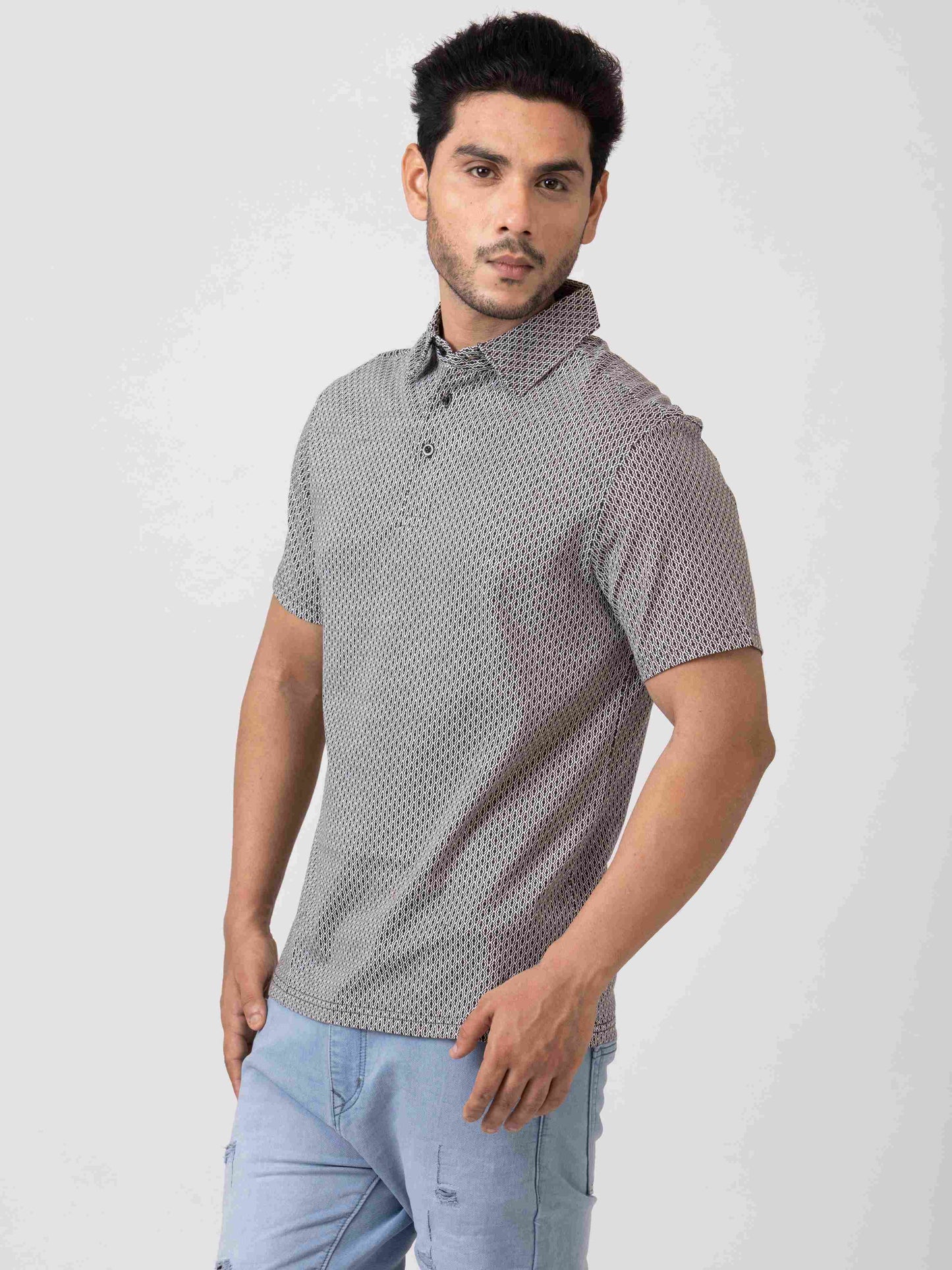 Polo Fields Classic & Comfortable 100% Cotton Mens Collar T-Shirt
